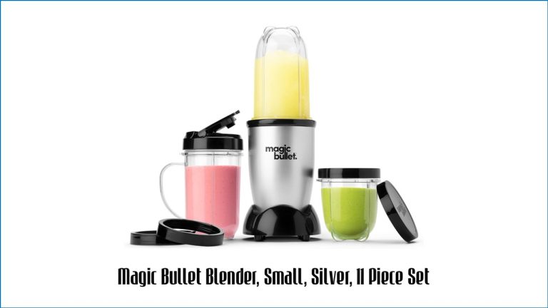 Magic Bullet Blender, Small, Silver, 11 Piece Set